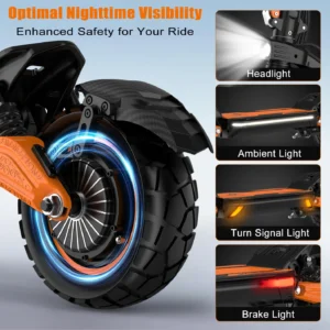 KUGOO LX 10 Pro Electric Scooter|One Touch is All it Takes - Image 10