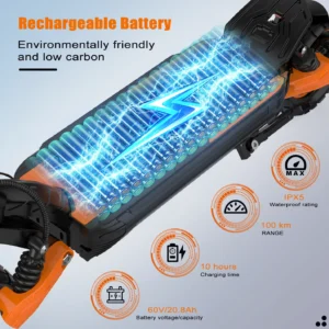 KUGOO LX 10 Pro Electric Scooter|One Touch is All it Takes - Image 7